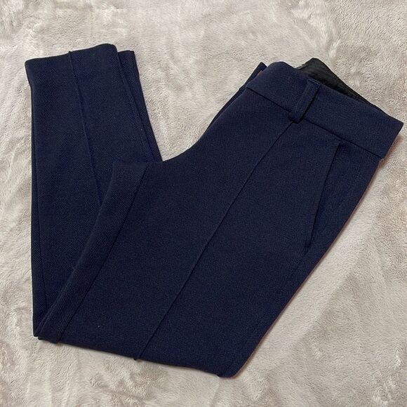 Ann Taylor Loft navy blue dress trouser pants - Picture 3 of 16